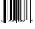 Barcode Image for UPC code 800897257507