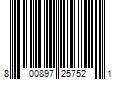 Barcode Image for UPC code 800897257521