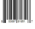 Barcode Image for UPC code 800897818517