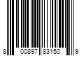 Barcode Image for UPC code 800897831509