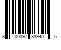 Barcode Image for UPC code 800897839406