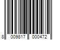 Barcode Image for UPC code 8009817000472