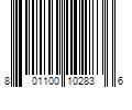 Barcode Image for UPC code 801100102836