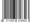 Barcode Image for UPC code 8011003818303