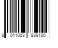 Barcode Image for UPC code 8011003839100