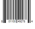 Barcode Image for UPC code 801100492784