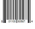 Barcode Image for UPC code 801100805874