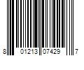 Barcode Image for UPC code 801213074297