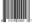 Barcode Image for UPC code 801216209207