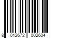 Barcode Image for UPC code 8012672002604