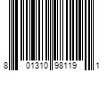 Barcode Image for UPC code 801310981191