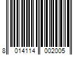 Barcode Image for UPC code 8014114002005