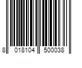 Barcode Image for UPC code 8018104500038