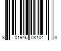 Barcode Image for UPC code 801946081043