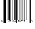 Barcode Image for UPC code 802114700223