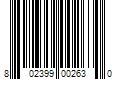 Barcode Image for UPC code 802399002630