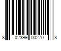 Barcode Image for UPC code 802399002708