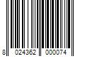 Barcode Image for UPC code 8024362000074