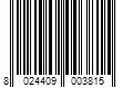 Barcode Image for UPC code 8024409003815