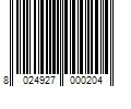 Barcode Image for UPC code 8024927000204