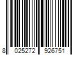 Barcode Image for UPC code 8025272926751