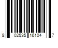 Barcode Image for UPC code 802535161047