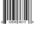 Barcode Image for UPC code 802535363106. Product Name: Strength of Nature Global  LLC Just for Me Natural Hair Milk Oil Hydrate & Protect Leave-In Conditioner 10 fl. oz. Bottle