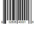 Barcode Image for UPC code 802535400016