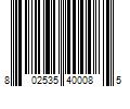 Barcode Image for UPC code 802535400085