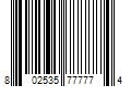 Barcode Image for UPC code 802535777774