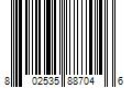 Barcode Image for UPC code 802535887046. Product Name: STRENGTH NAT Pro-Line Hair Food  Original 4.5 oz