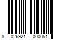 Barcode Image for UPC code 8026921000051