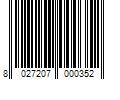 Barcode Image for UPC code 8027207000352