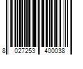 Barcode Image for UPC code 8027253400038