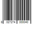 Barcode Image for UPC code 8027274000040