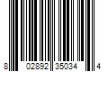 Barcode Image for UPC code 802892350344