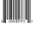 Barcode Image for UPC code 802892576720