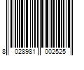 Barcode Image for UPC code 8028981002525