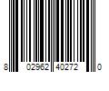 Barcode Image for UPC code 802962402720