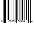 Barcode Image for UPC code 803000004944