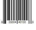 Barcode Image for UPC code 803004401008