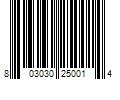 Barcode Image for UPC code 803030250014