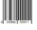 Barcode Image for UPC code 8030562000011