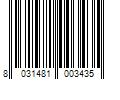 Barcode Image for UPC code 8031481003435