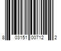 Barcode Image for UPC code 803151007122