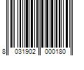 Barcode Image for UPC code 8031902000180