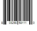 Barcode Image for UPC code 803298581110