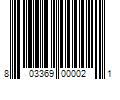 Barcode Image for UPC code 803369000021