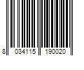 Barcode Image for UPC code 8034115190020