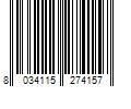 Barcode Image for UPC code 8034115274157